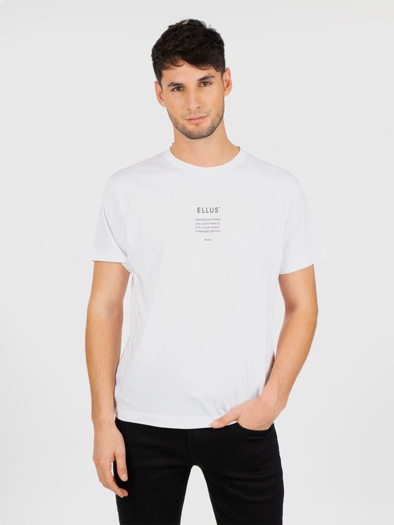 POLERA HOMBRE ELLUS ALGODÓN MANGA CORTA - 1