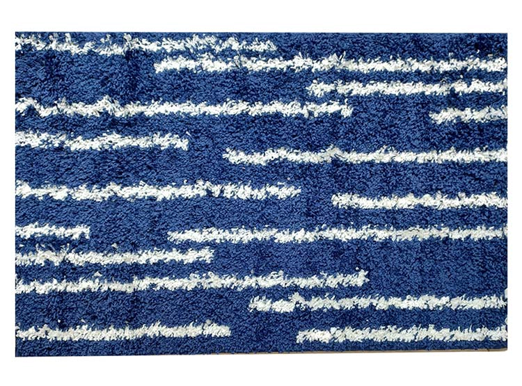 ALFOMBRA IDETEX BEGONIA SHAGGY 150 X 200 CM LINE AZUL - 1