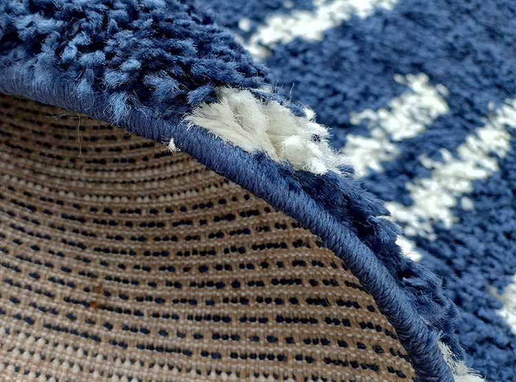 ALFOMBRA IDETEX BEGONIA SHAGGY 150 X 200 CM LINE AZUL - 3