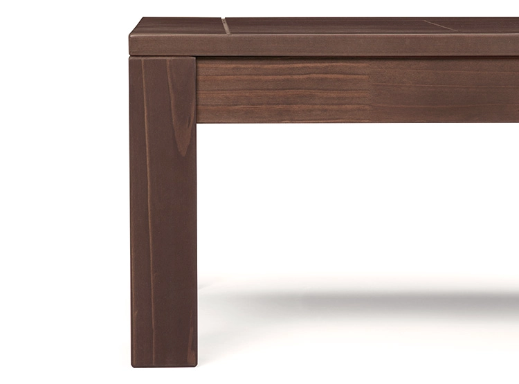 MESA DE CENTRO ROSEN SAPELLY RECTANGULAR CAFÉ 70 CM - 5