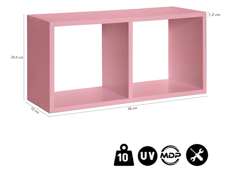 REPISA KIDSCOOL SERENITY DOBLE ROSADO - 2