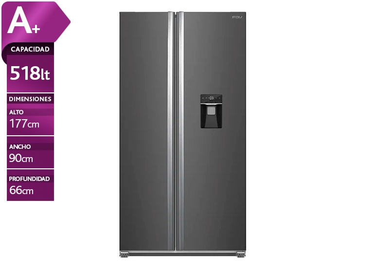 REFRIGERADOR FDV SIDE BY SIDE NO FROST 518 L PRESTIGE DELUXE - 1