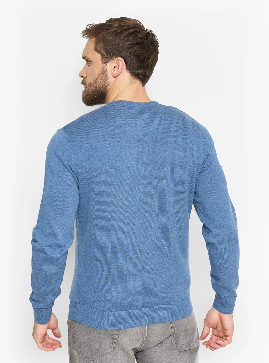 SWEATER REGATTA BÁSICO CUELLO EN V - 2