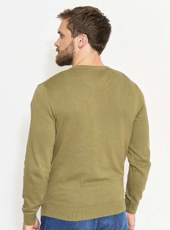 SWEATER REGATTA BÁSICO CUELLO EN V - 2