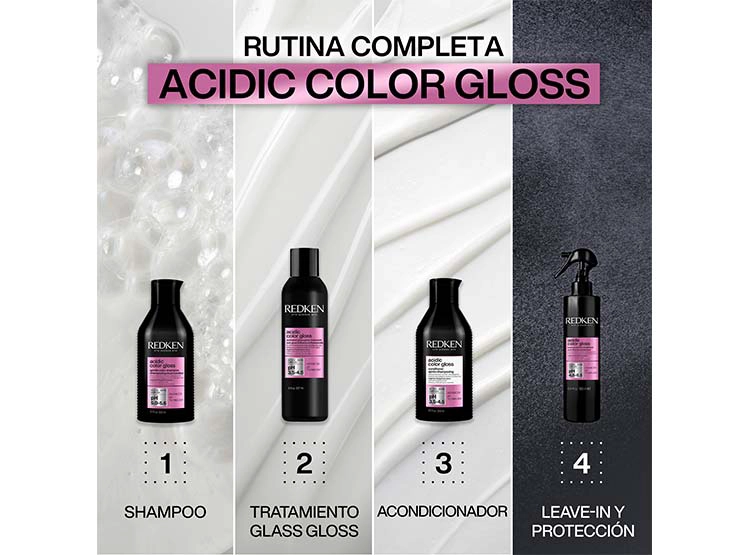 ACONDICIONADOR REDKEN XL ACG BRILLO INTENSO CABELLO TINTURADO ACIDIC GLOSS 500 ML - 4