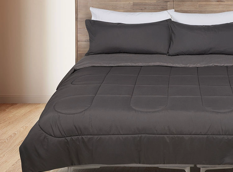 PLUMÓN ROSEN LINES CHARCOAL KING MULTICOLOR - 1