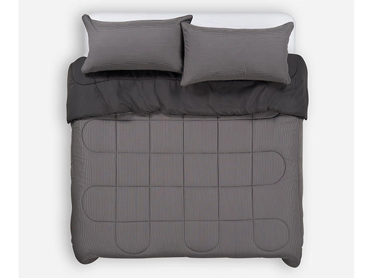 PLUMÓN ROSEN LINES CHARCOAL KING MULTICOLOR - 4