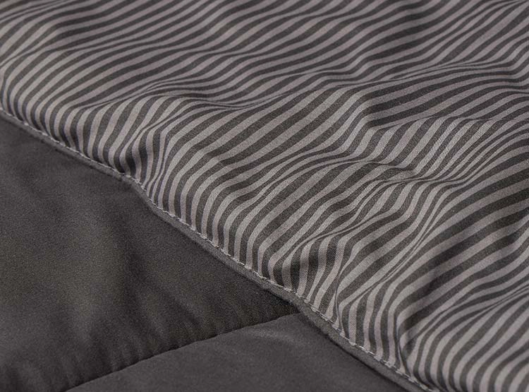 PLUMÓN ROSEN LINES CHARCOAL KING MULTICOLOR - 5