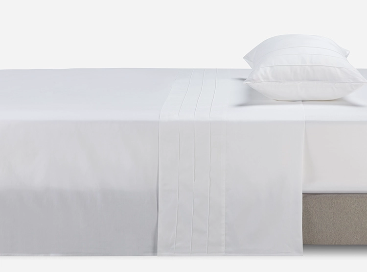 SABANA 300 HILOS LISA BLANCA 1,5 PL                     - 1