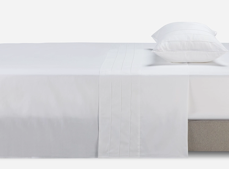 SABANA 300 HILOS LISA BLANCA 2 PL                       - 1