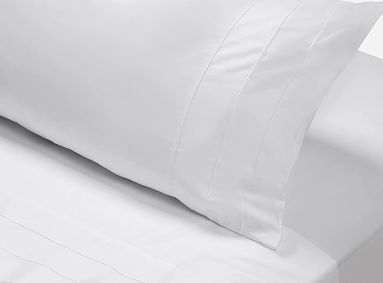 SABANA 300 HILOS LISA BLANCA 2 PL                       - 2