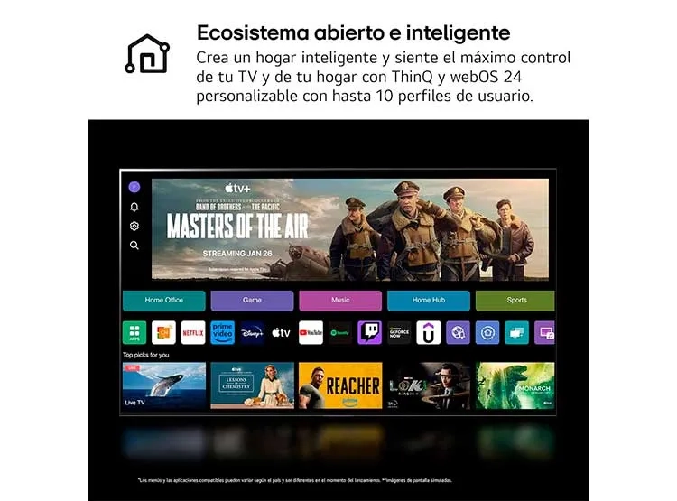 SMART TV LG LED 4K ULTRA HD 55” 55UT8050PSB Negro, foto 10