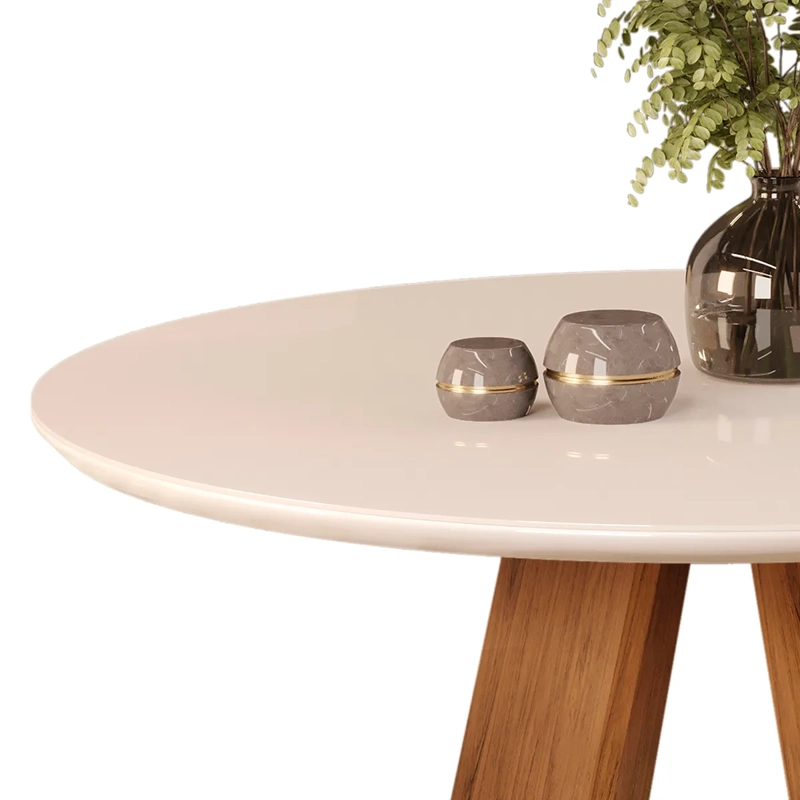 JUEGO DE COMEDOR VEKKA HOME LIA CELESTE 4S BEIGE - 4