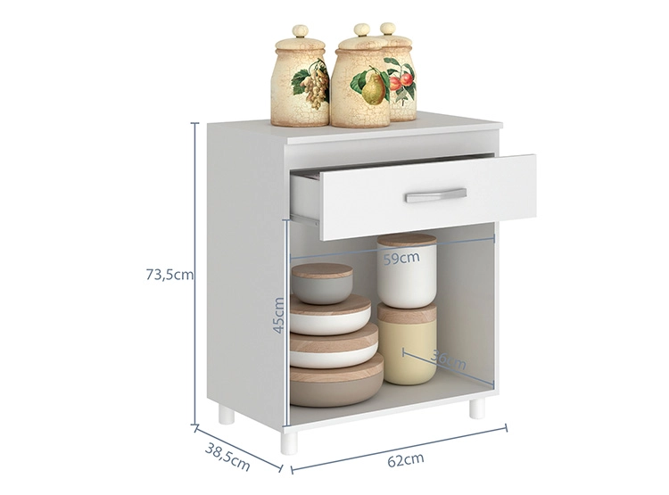 MUEBLE COCINA VEKKA HOME AUXILIAR BETTY 1C 2P - 7