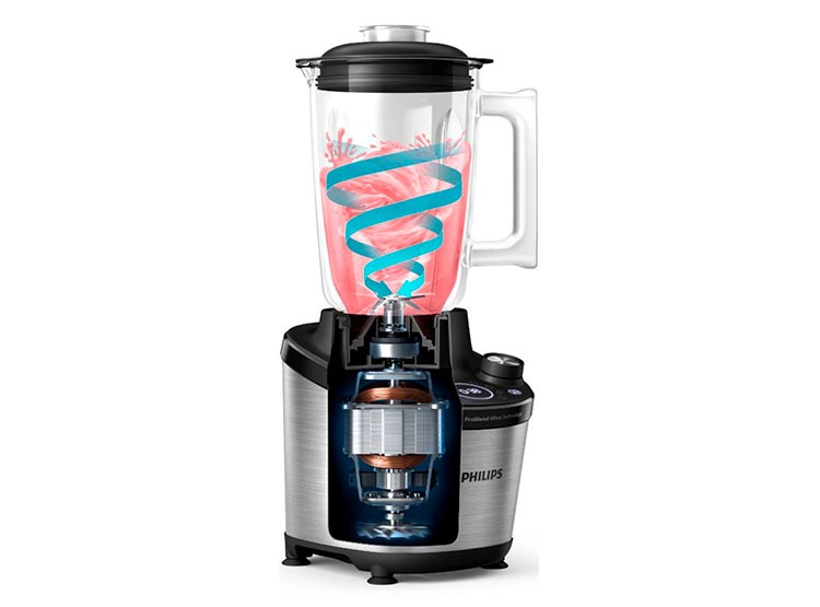 LICUADORA PHILIPS SERIE 7000 HR3760/00 1500W 2 L ACERO  - 3