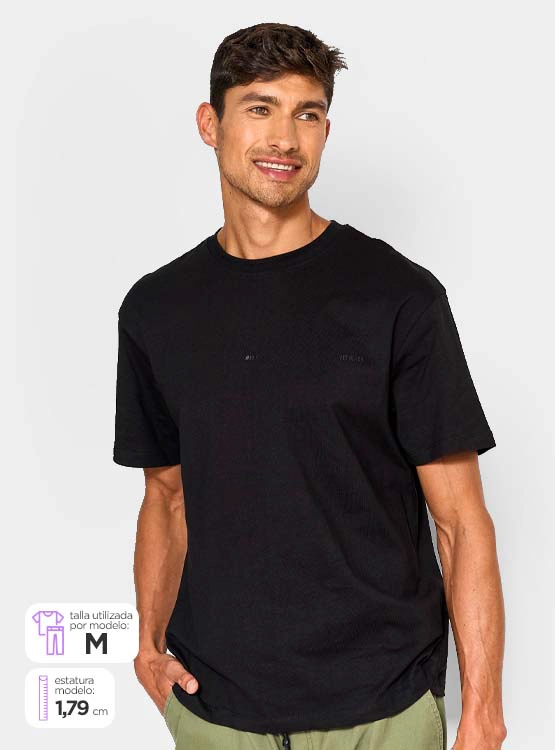 POLERA MANGA CORTA ALGODÓN HOMBRE INDEX BERAT
