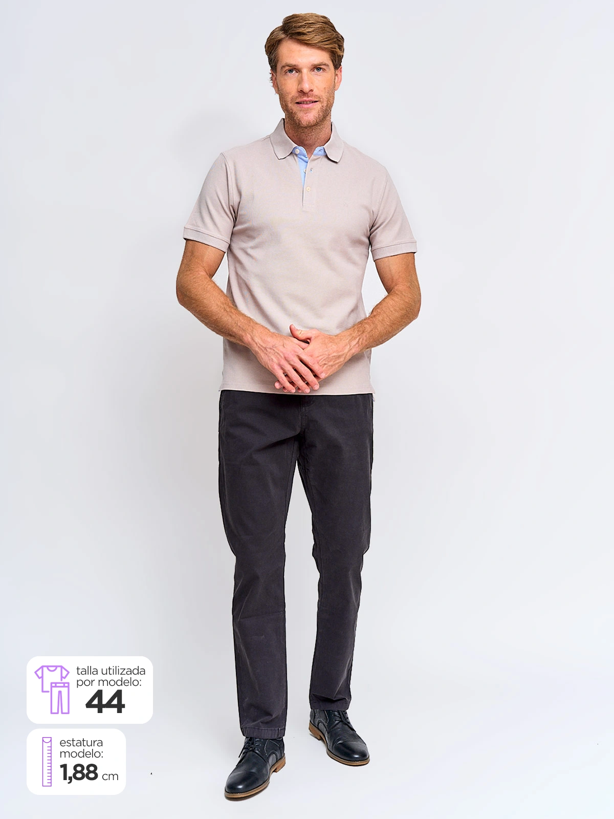 PANTALÓN HOMBRE CACHAREL ALGODÓN SPORT - 1