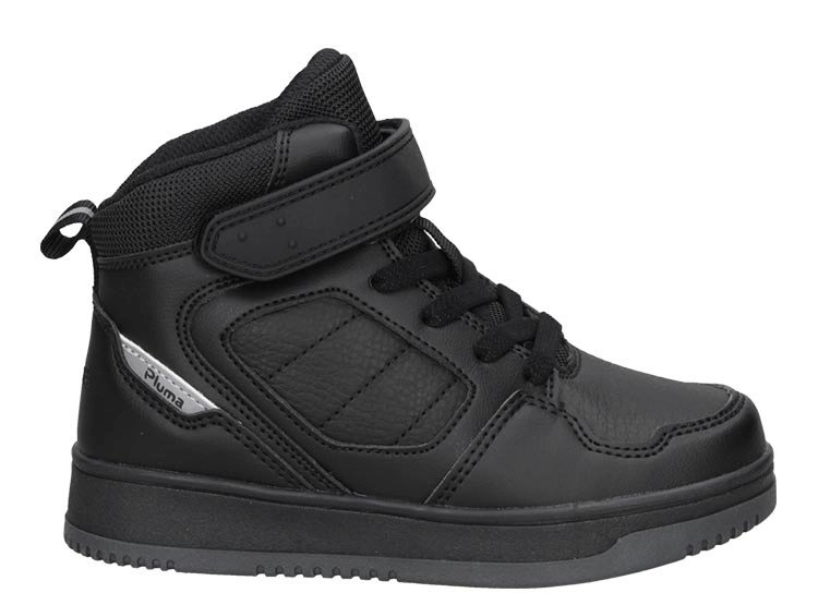 BOTINES ESCOLARES UNISEX PLUMA NEGRO EA181 - 1