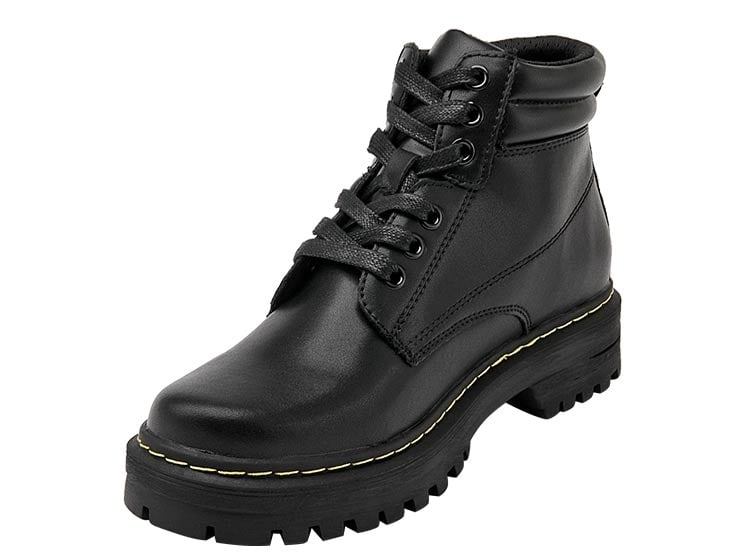 BOTINES ESCOLARES UNISEX PLUMA NEGRO EW432 - 3
