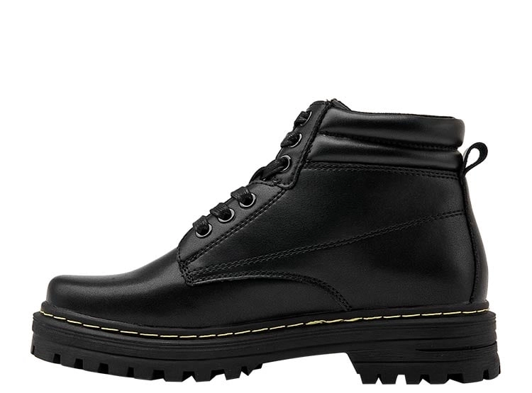 BOTINES ESCOLARES UNISEX PLUMA NEGRO EW432 - 4