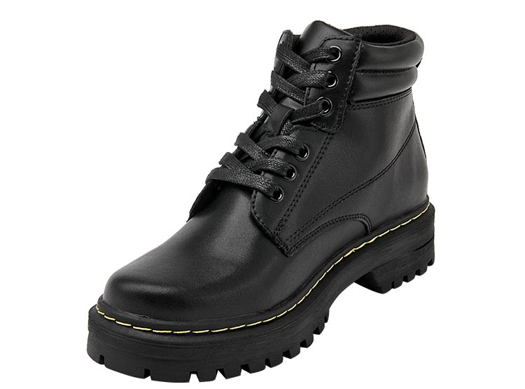 BOTINES ESCOLARES UNISEX PLUMA NEGRO EW432 - 3