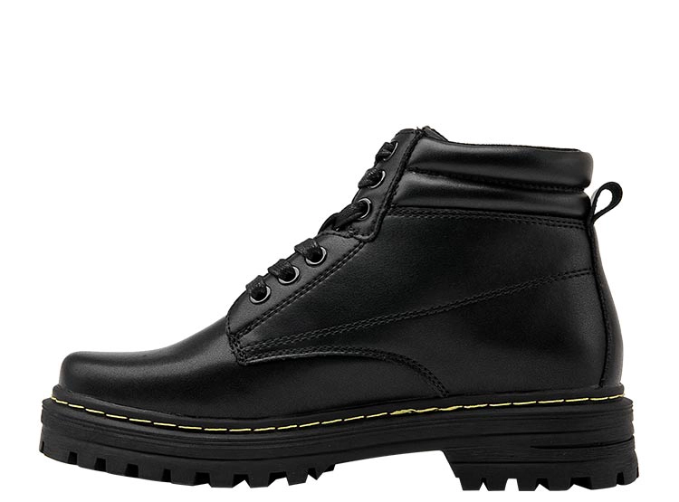 BOTINES ESCOLARES UNISEX PLUMA NEGRO EW432 - 4
