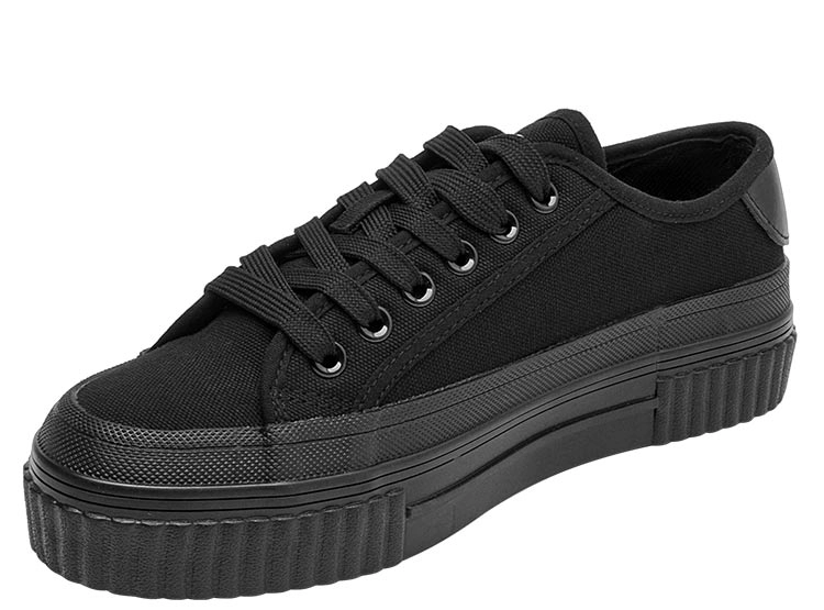 ZAPATOS ESCOLARES UNISEX PLUMA NEGRO EA082 - 3