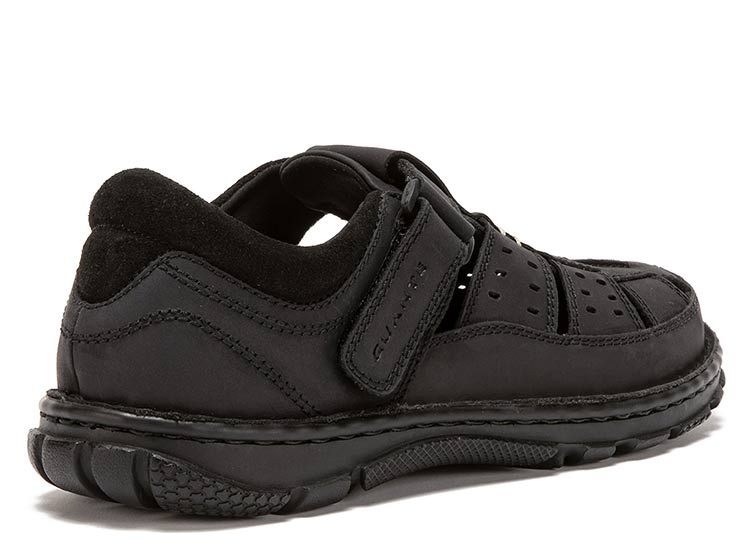 SANDALIAS CUERO HOMBRE GUANTE NEGRO BUDAPEST - 4