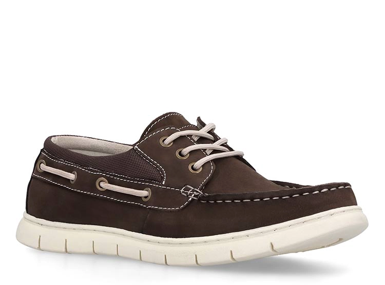 MOCASINES CUERO HOMBRE CARDINALE CAFE AMALFI - 2