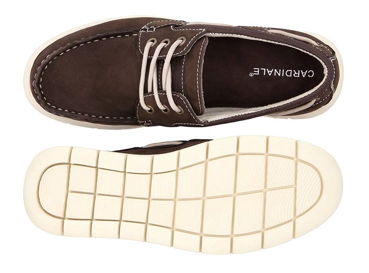 MOCASINES CUERO HOMBRE CARDINALE CAFE AMALFI - 3