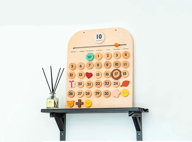 JUGUETE DIDACTICO KIDSCOOL CALENDARIO MONTESSORI MADERA - 1