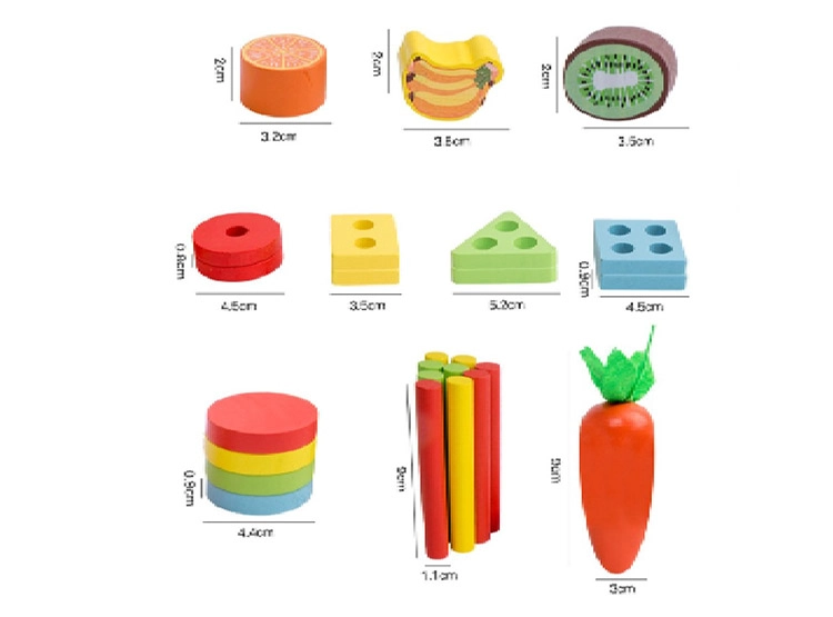 JUGUETE DIDACTICO KIDSCOOL 6 EN 1 MADERA MONTESSORI - 7