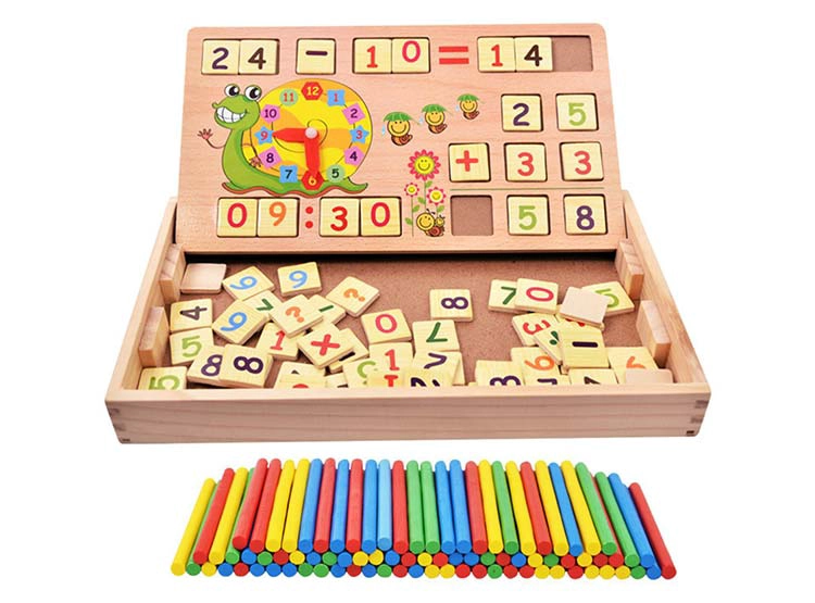 JUGUETE DIDACTICO KIDSCOOL CAJA DE APRENDIZAJE MONTESSORI MADERA - 1
