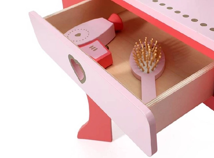 TOCADOR LOVE ROSADO CON ACCESORIOS - 4