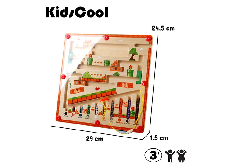 JUEGO DIDACTICO LABERINTO MONTESSORI - 6