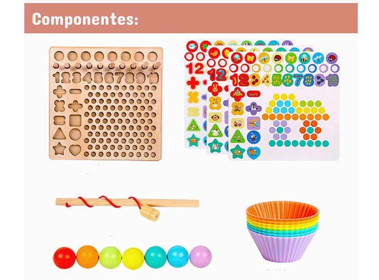 JUEGO DIDACTICO MONTESSORI COLORES - 4
