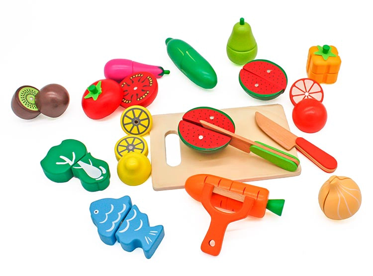 JUGUETE DIDACTICO FRUTAS MONTESSORI - 2