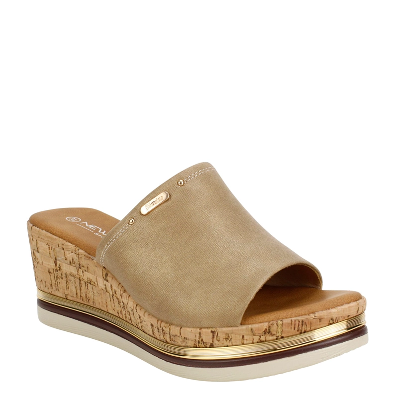 SANDALIAS MUJER VERAZZI BEIGE  - 2