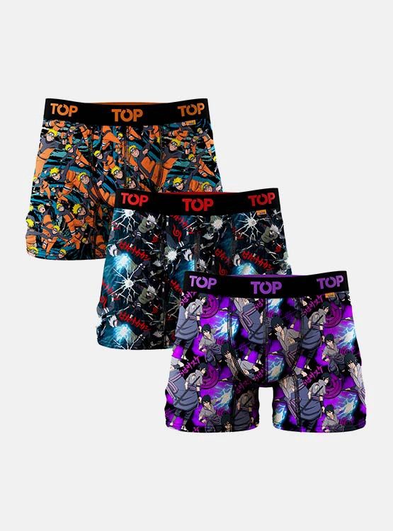 BÓXER HOMBRE TOP MULTICOLOR NARUTO - 1