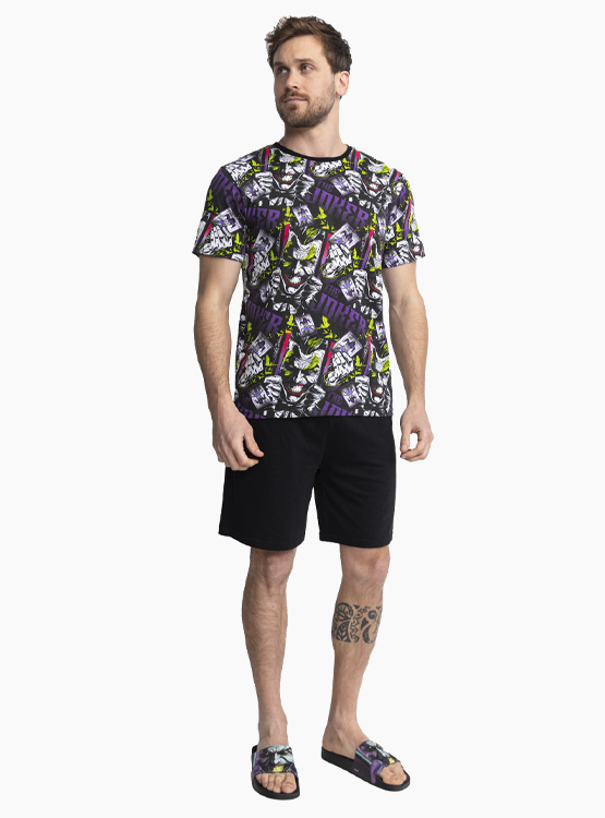 PIJAMA HOMBRE TOP MULTICOLOR CORTO CUELLO REDONDO - 2