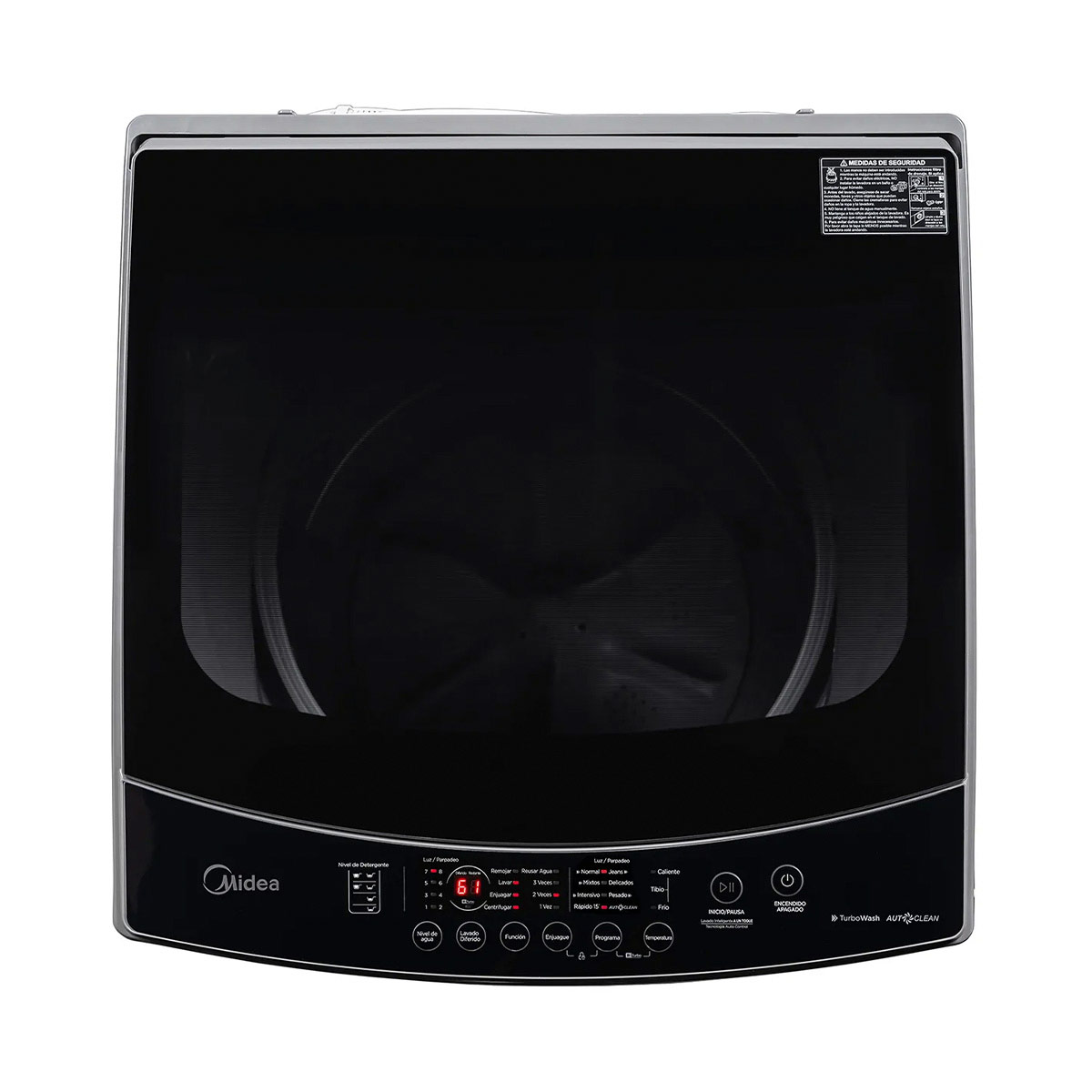 LAVADORA CARGA SUPERIOR MIDEA MLS-175GE04N 17.5KG GRIS - 7
