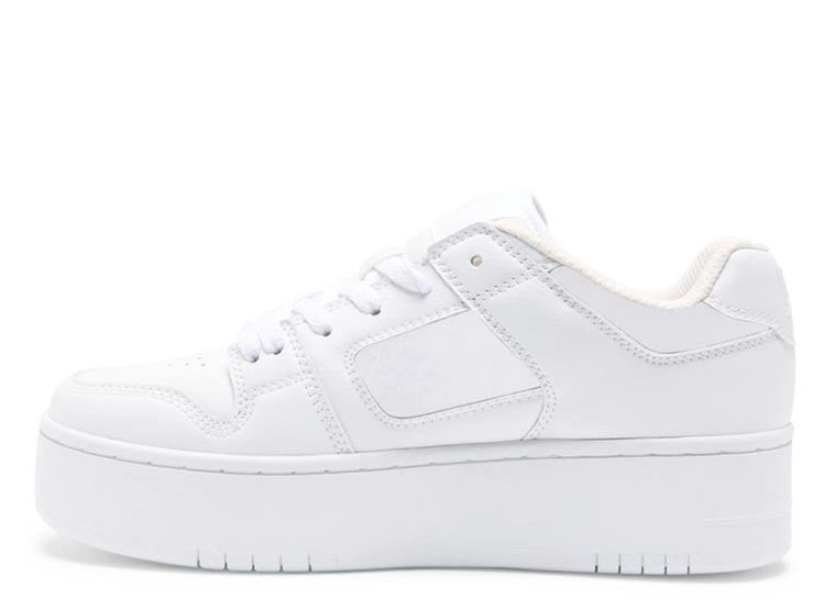 ZAPATILLAS MUJER DC SHOES URBANAS BLANCO MANTECA4 CUERO - 3