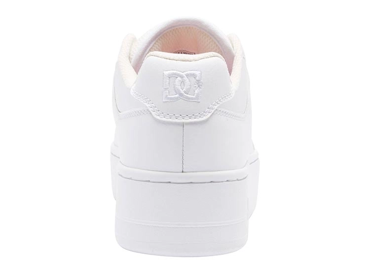 ZAPATILLAS MUJER DC SHOES URBANAS BLANCO MANTECA4 CUERO - 5
