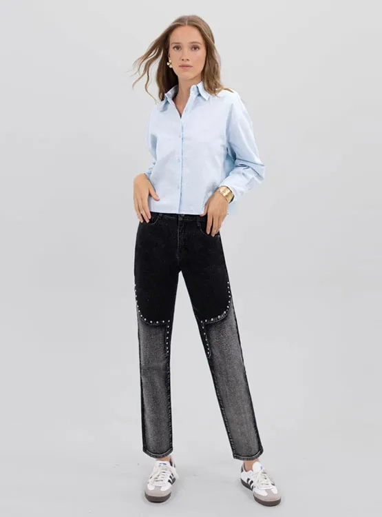 JEANS ALGODÓN REGULAR MUJER RAINDOOR NURIA - 1