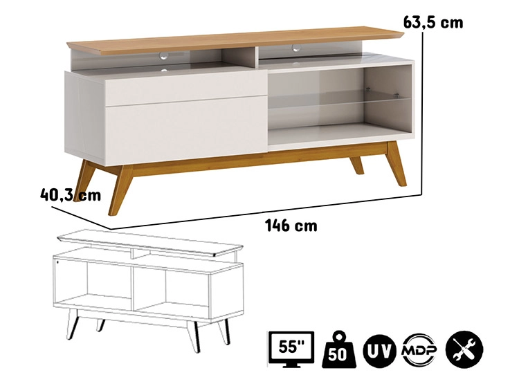 RACK TV BE DESIGN CLASIC - 4
