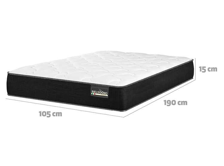 COLCHÓN BELSOGNO LITE BLACK 1.5 PLAZAS - 3
