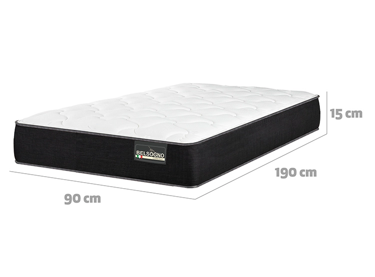COLCHÓN BELSOGNO LITE BLACK 1 PLAZA - 3