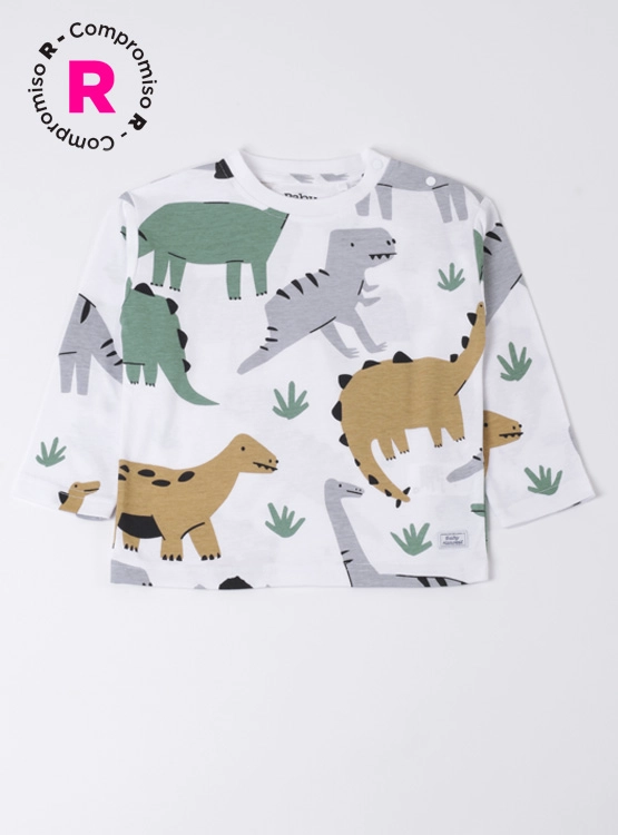 POLERA MANGA LARGA ALGODÓN NIÑO BABY HARVEST ESTAMPADA