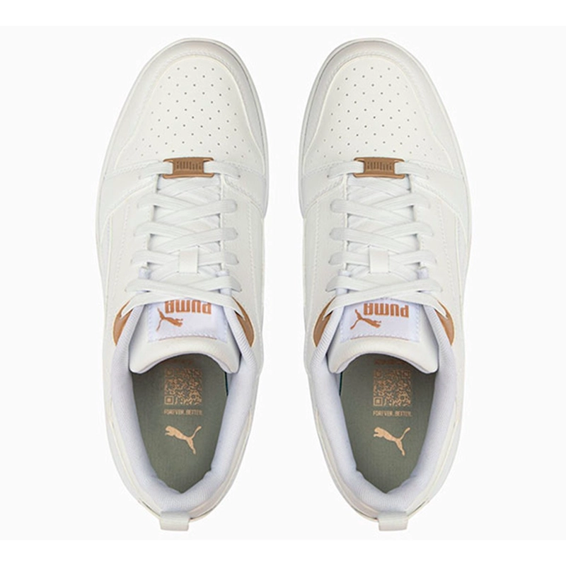 ZAPATILLAS MUJER PUMA CASUAL BLANCO REBOUND V6 LOW BLING - 4