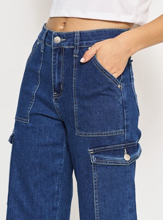 JEANS ALGODÓN REGULAR MUJER INDEX CARGO - 4